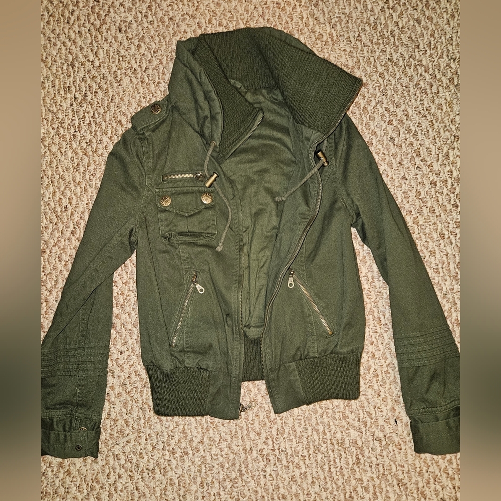 dELiA*s Olive Green Outerwear, NWOT